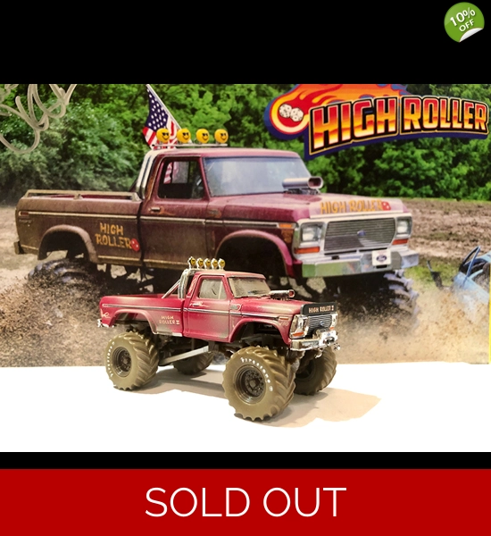 G.L. High Roller II '79 Ford F-350 - Dirty Version Diecast